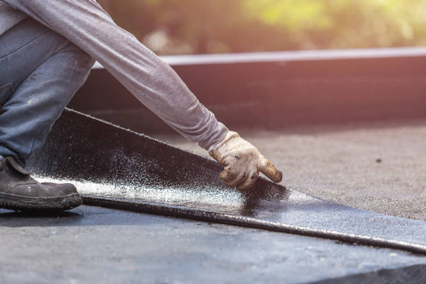 Professional Emergency Waterproofing technician working in Wyoming, IL